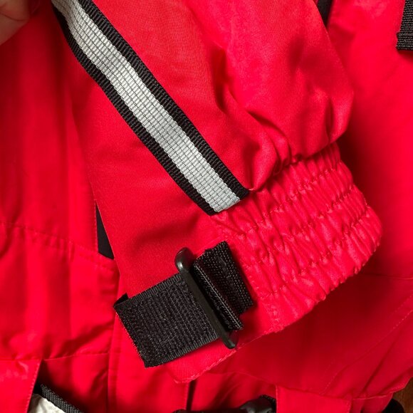 EUC Obermeyer Red/Black One Piece Velocity Shell Suit in Women's 12 Petite - Picture 8 of 15